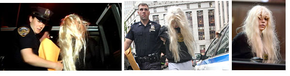 Amanda Bynes with police