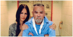 Charles Manson with Afton Elaine Burton