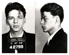 Frank Sinatra mugshot
