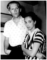 Jerry Lee Lewis with his wife, who is also his cousin
