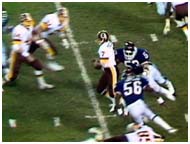 Lawrence Taylor breaking Joe Theismann's leg