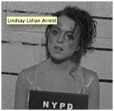 Lindsay Lohan mugshot