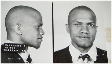 Malcolm X mugshot for breaking and entering