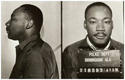 Martin Luther King mugshot