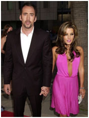 Nicolas Cage and Lisa Marie Presley