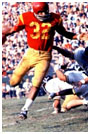 O.J. Simpson playing college football
