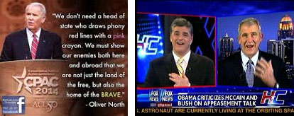 Oliver North on Fox News