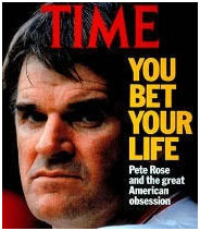 Pete Rose on the cover of Time Magazine