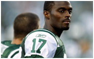 Plaxico Burress in a jets uniform
