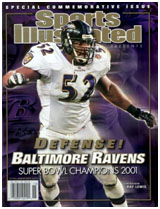 Ray Lewis on civer of sports illustrated