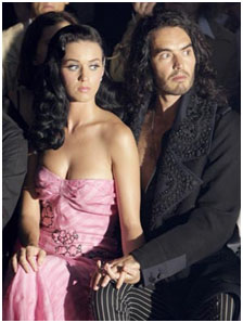 Russell Brand with Katy Perry