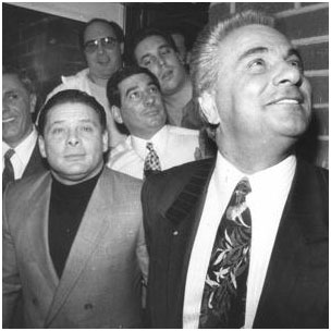 Sammy Gravano with John Gotti