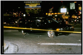 Tupac Shakur death scene