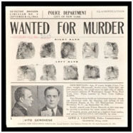 Vito Genovese wanted poster